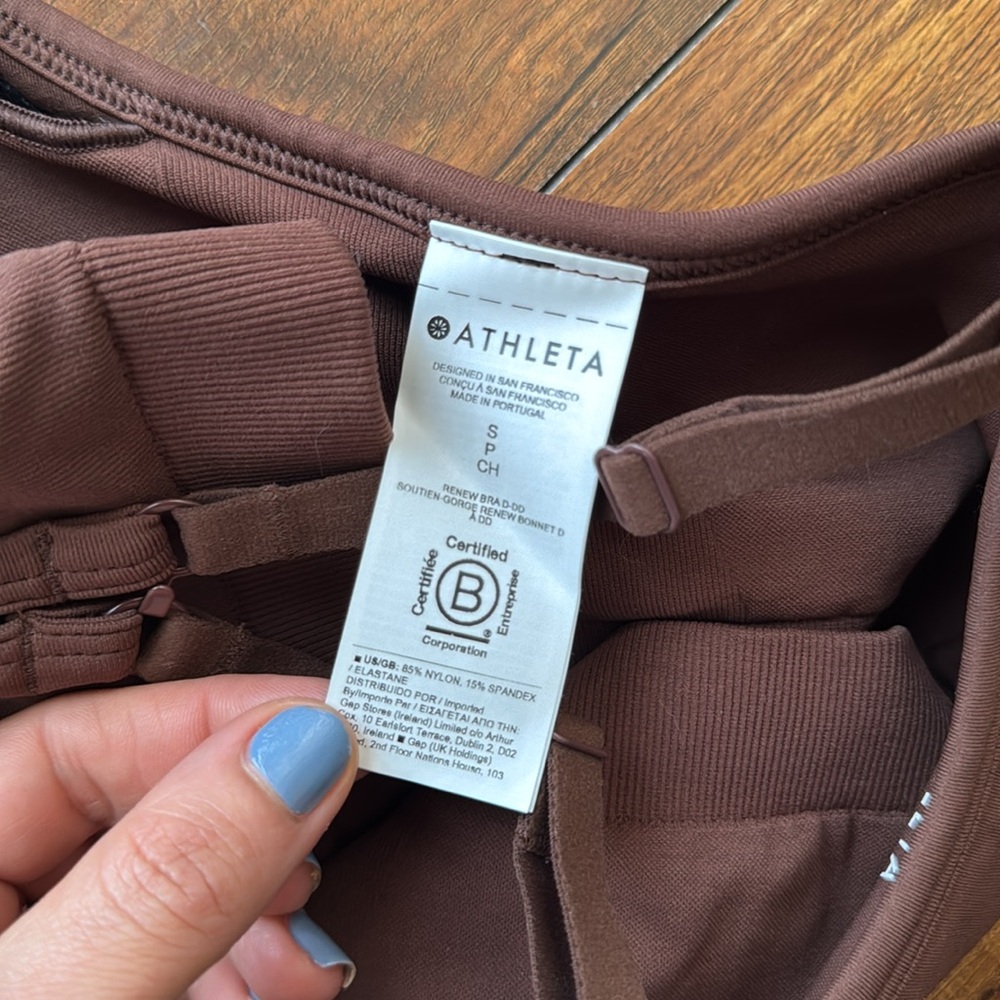 Athleta Women's Brown Sports Bra - Picture 4 of 4